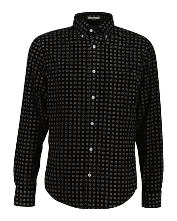 Κοτλέ Πουκάμισο Σε Κανονική Γραμμή Με Μοτίβο GANT